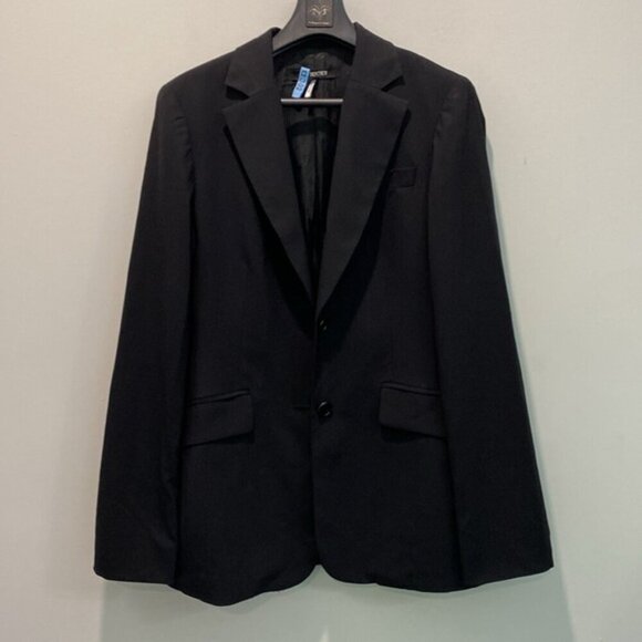 Holt Renfrew Black Wool Classic Blazer - Picture 4 of 15